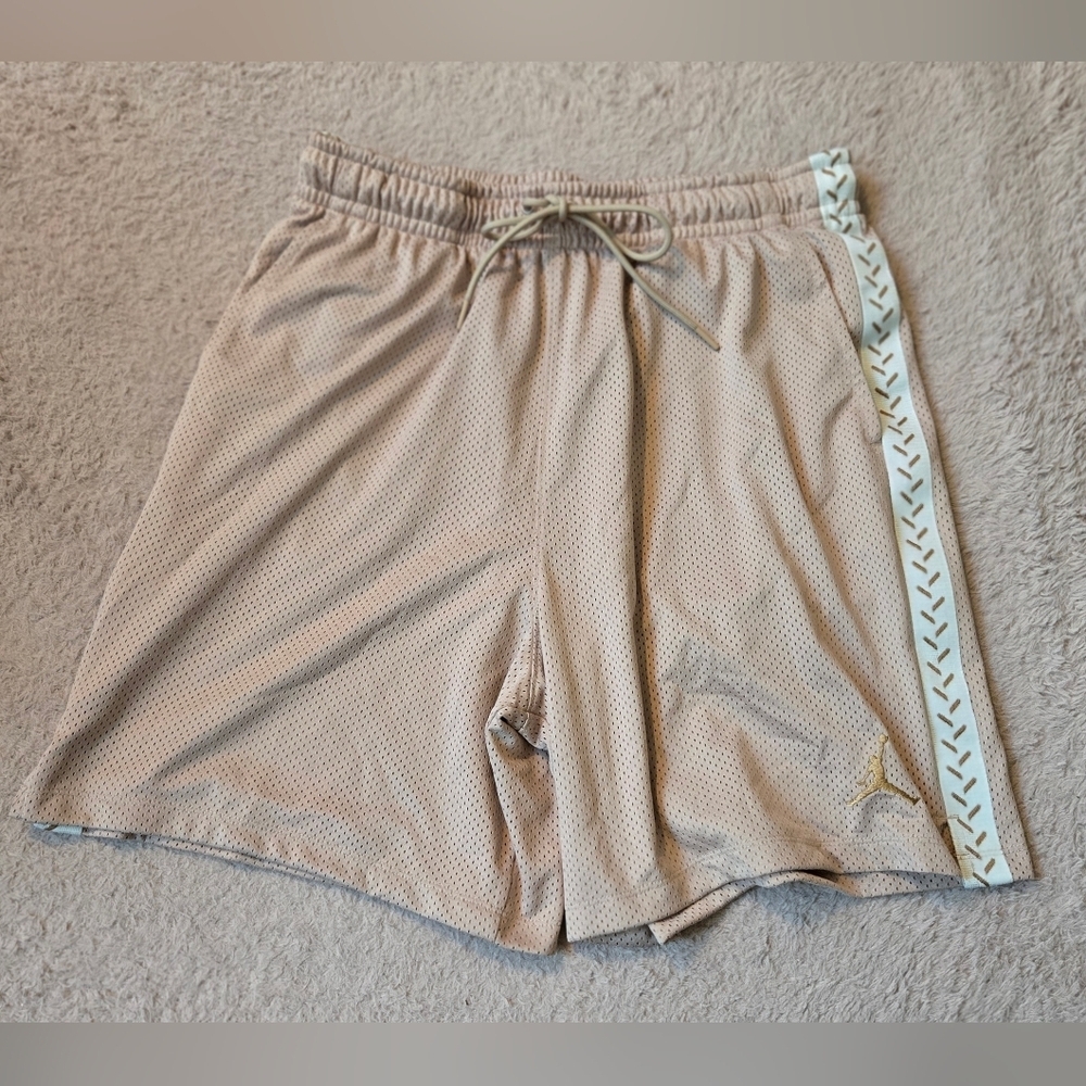 Air Jordan Beige Athletic Shorts